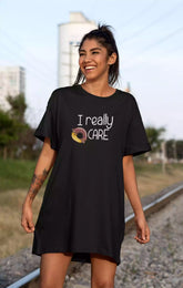 Donut Care - Sukhiaatma Designer T-shirt Dress